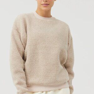 Outdoor Voices MegaFleece Sweatshirt in Beige
